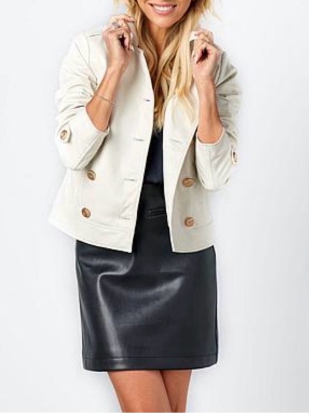 G by Giuliana Black Label Genuine Leather Jacket